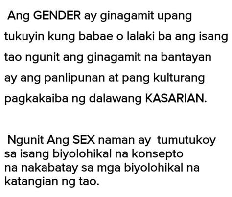 sex tagalog meaning brainly|Mga Dapat Mong Malaman Tungkol Sa Sex, Gender, Gender .